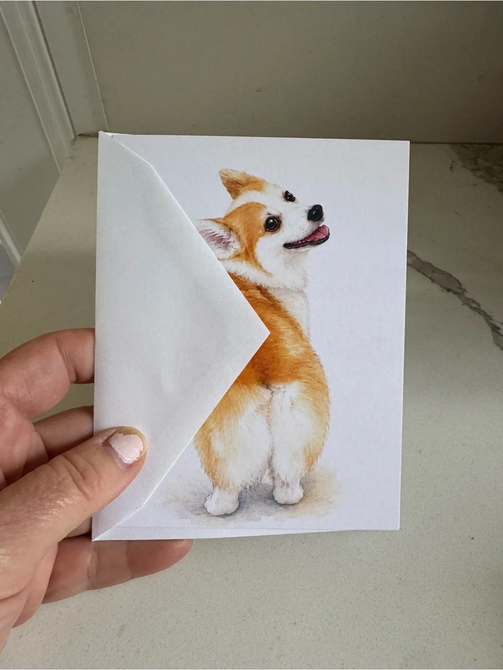 Personally Designed Corgi Note Cards
